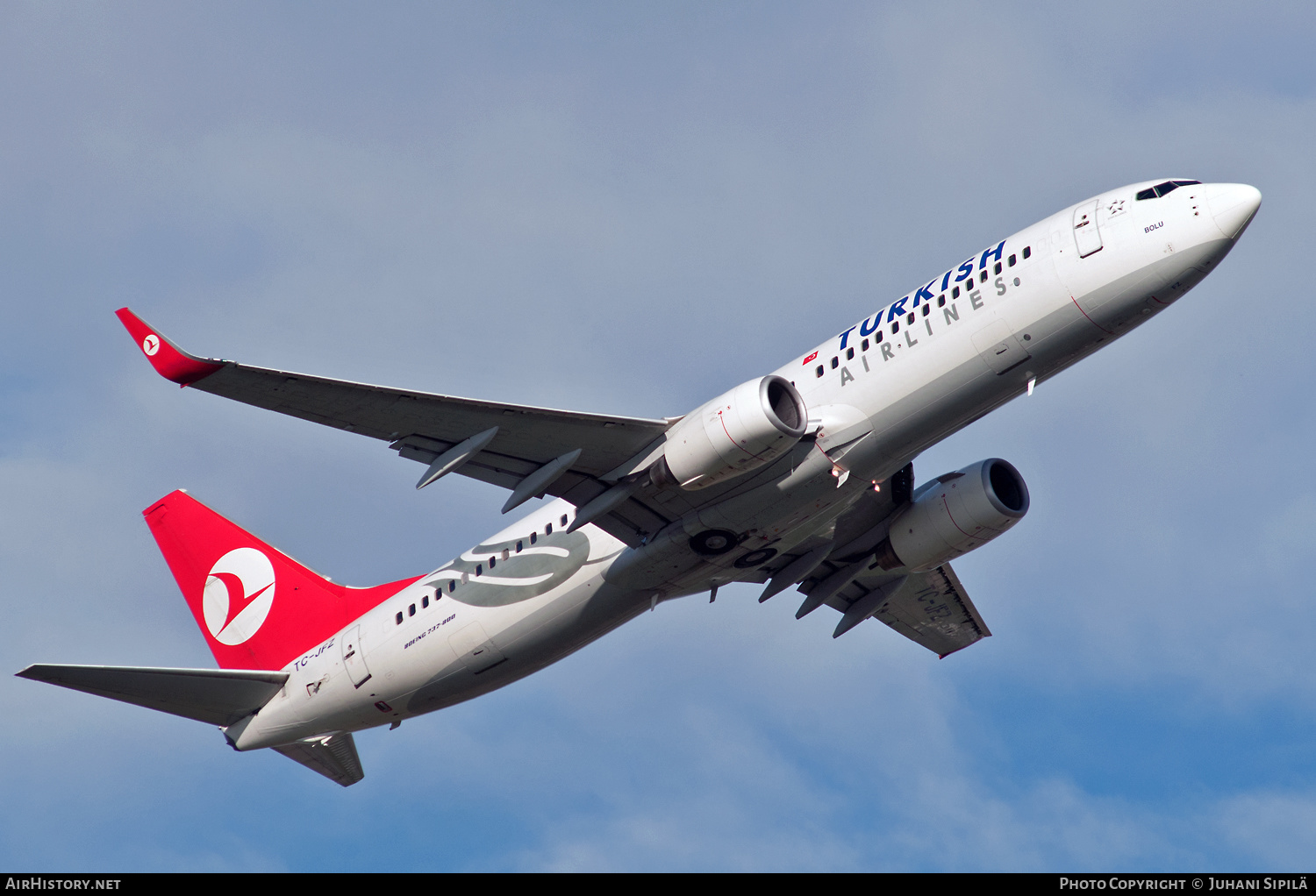 Aircraft Photo of TC-JFZ | Boeing 737-8F2 | Turkish Airlines | AirHistory.net #305392