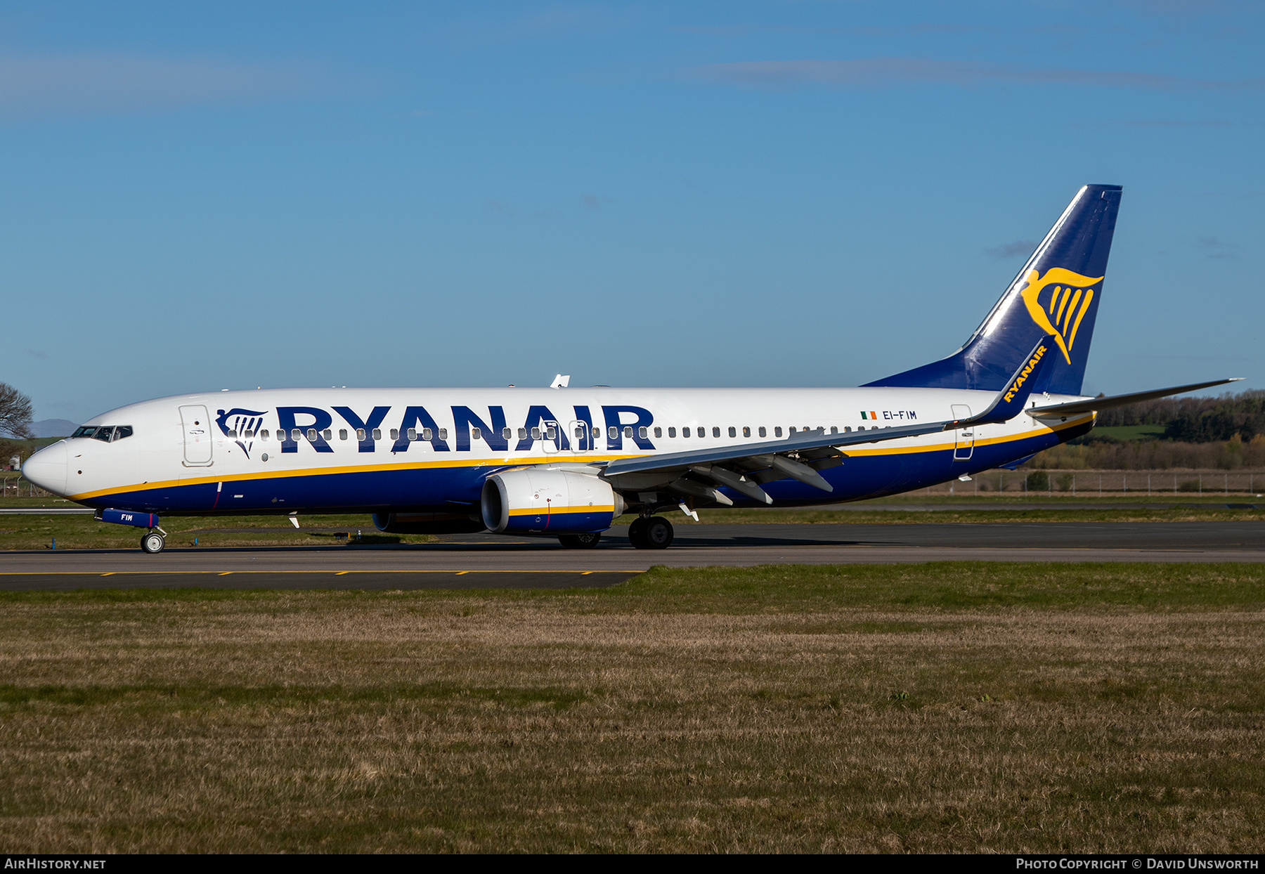 Aircraft Photo of EI-FIM | Boeing 737-8AS | Ryanair | AirHistory.net #305421