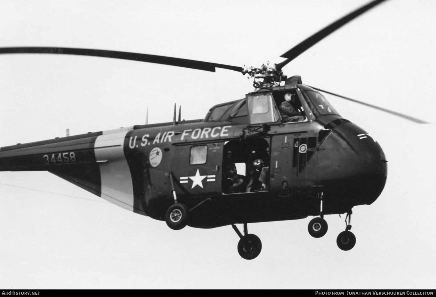 Aircraft Photo of 53-4458 / 34458 | Sikorsky HH-19B Chickasaw (S-55D) | USA - Air Force | AirHistory.net #305427
