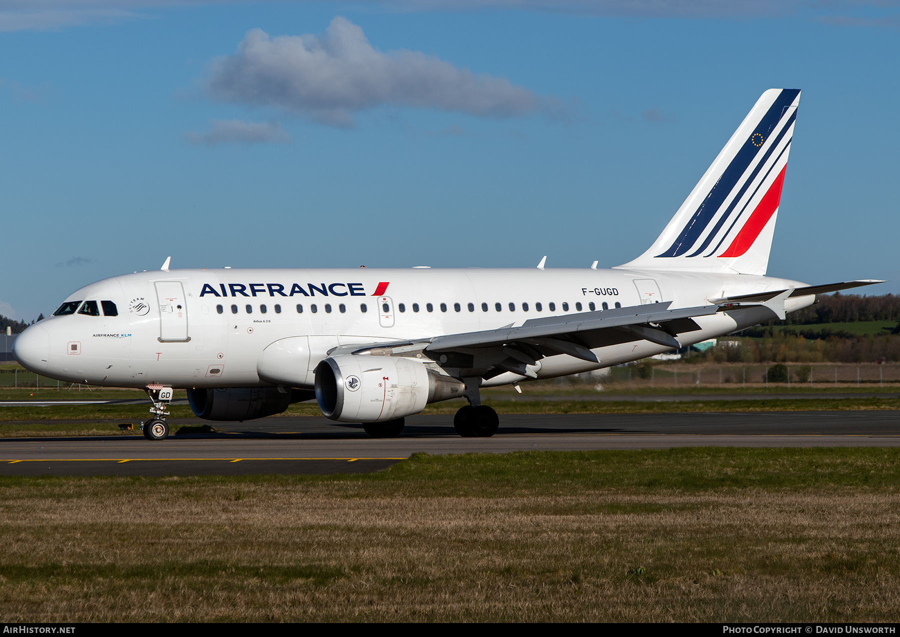 Aircraft Photo of F-GUGD | Airbus A318-111 | Air France | AirHistory.net #305428