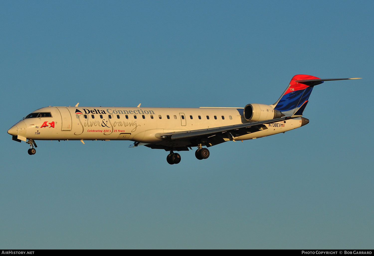 Aircraft Photo of N738EV | Bombardier CRJ-701ER (CL-600-2C10) | Delta Connection | AirHistory.net #305440