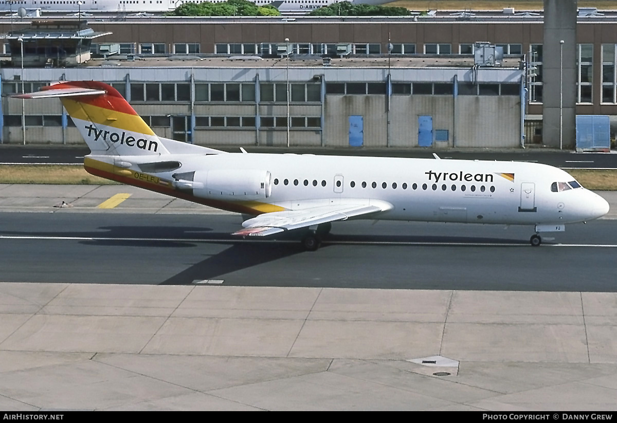 Aircraft Photo of OE-LFJ | Fokker 70 (F28-0070) | Tyrolean Airways | AirHistory.net #305441