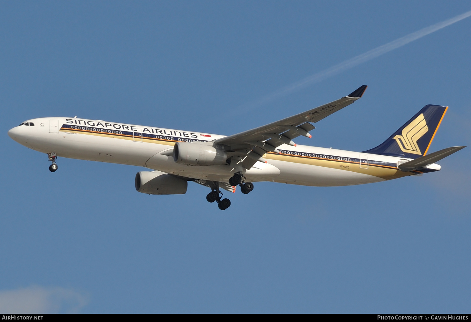 Aircraft Photo of 9V-STD | Airbus A330-343E | Singapore Airlines | AirHistory.net #305471