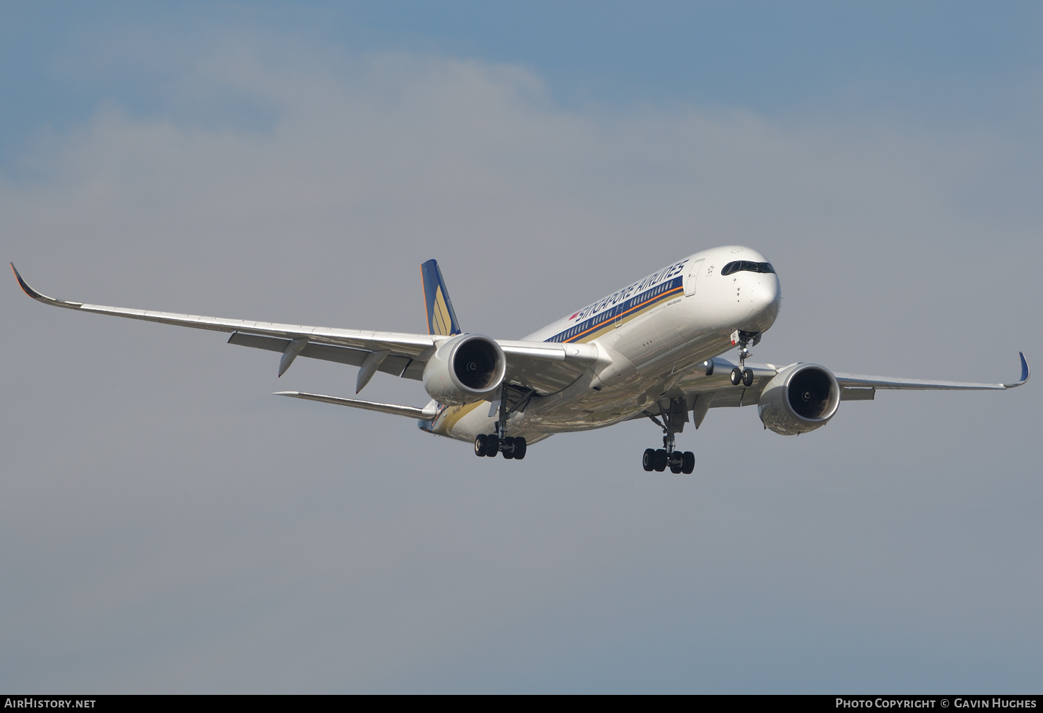 Aircraft Photo of 9V-SHO | Airbus A350-941 | Singapore Airlines | AirHistory.net #305472