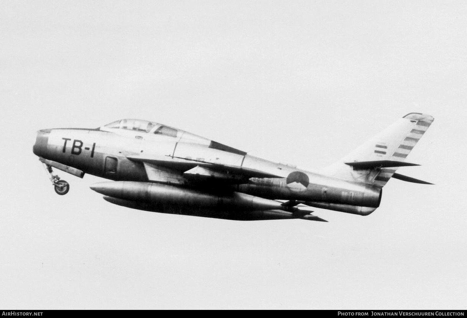 Aircraft Photo of P-244 / 53-6752 | Republic F-84F Thunderstreak | Netherlands - Air Force | AirHistory.net #305479