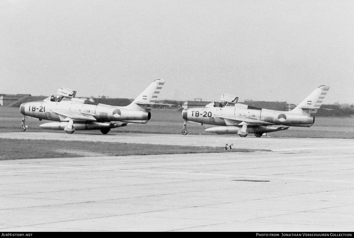 Aircraft Photo of P-169 / 53-6671 | Republic F-84F Thunderstreak | Netherlands - Air Force | AirHistory.net #305496