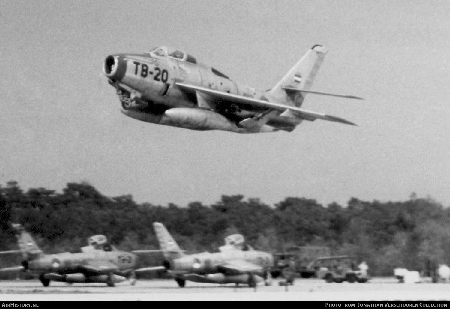 Aircraft Photo of P-170 / 53-6673 | Republic F-84F Thunderstreak | Netherlands - Air Force | AirHistory.net #305497