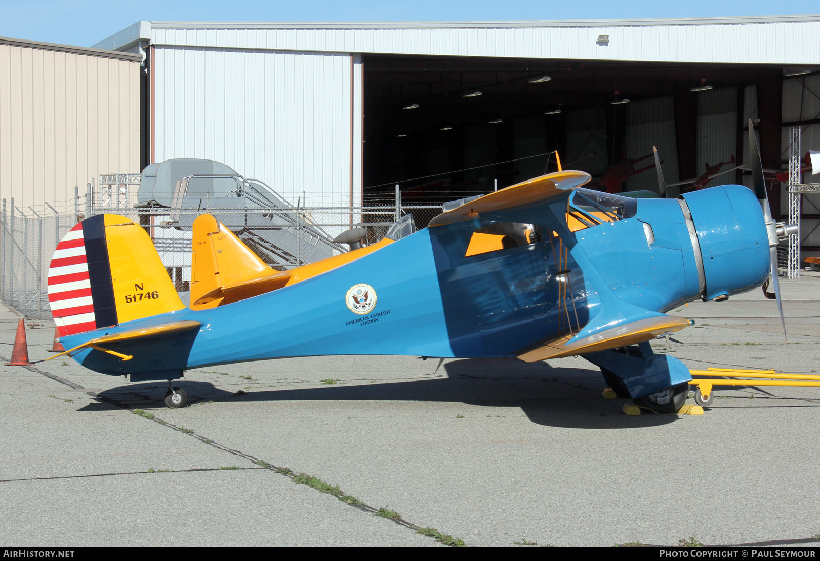 Aircraft Photo of N51746 | Beech UC-43 (D17S) | USA - Air Force | AirHistory.net #305522