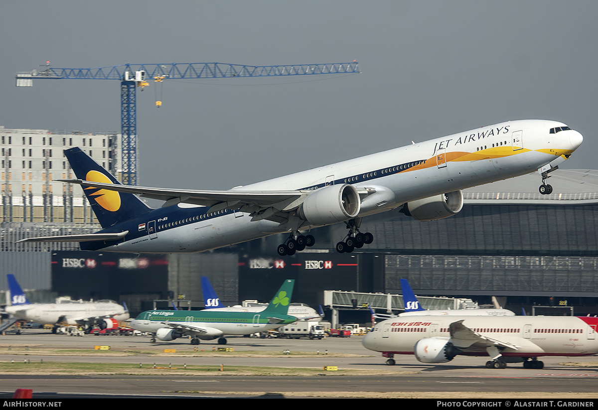 Aircraft Photo of VT-JES | Boeing 777-35R/ER | Jet Airways | AirHistory.net #305523