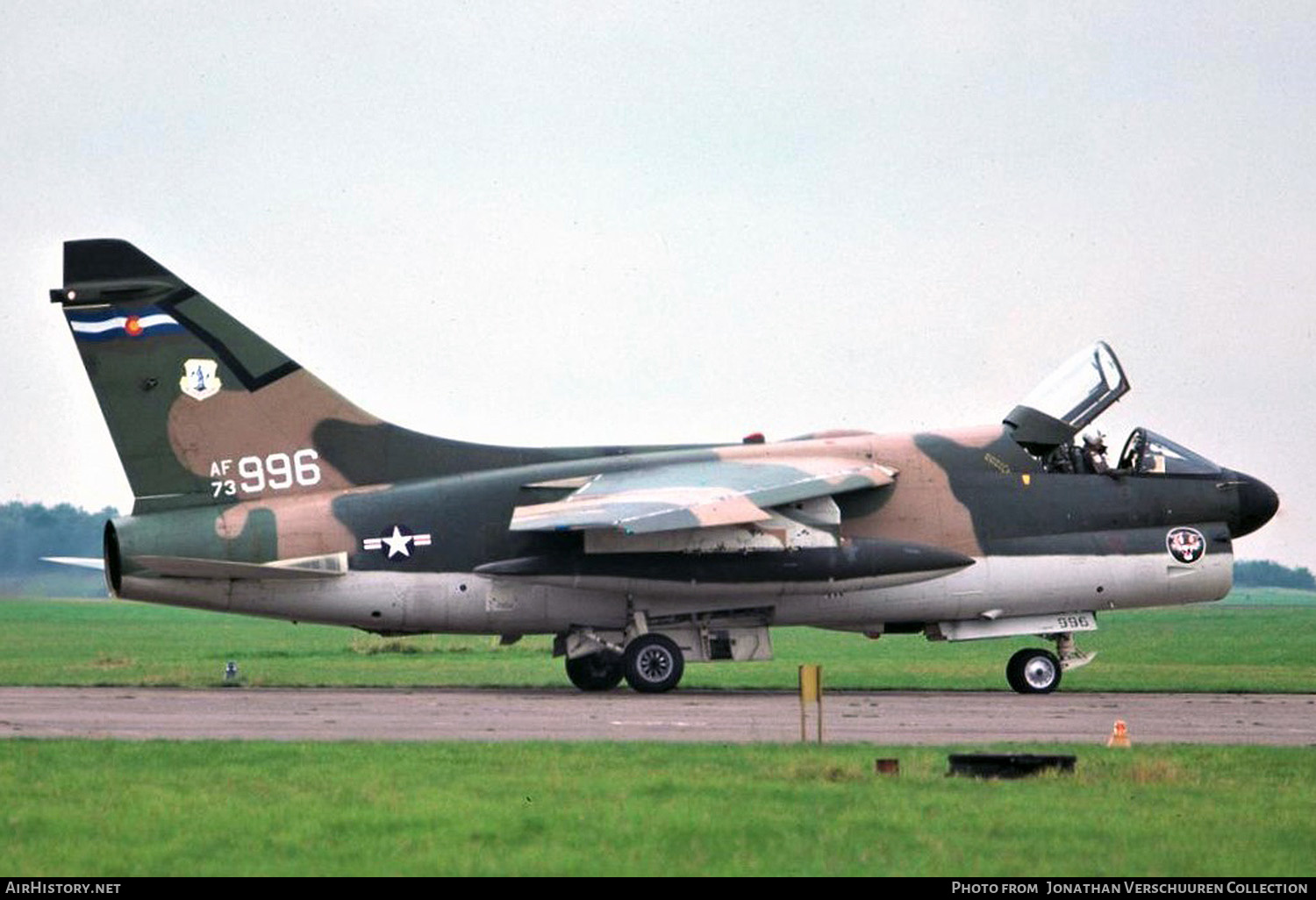 Aircraft Photo of 73-0996 / AF73-996 | LTV A-7D Corsair II | USA - Air Force | AirHistory.net #305563