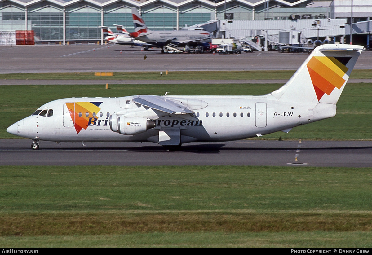 Aircraft Photo of G-JEAV | British Aerospace BAe-146-200 | British European | AirHistory.net #305587