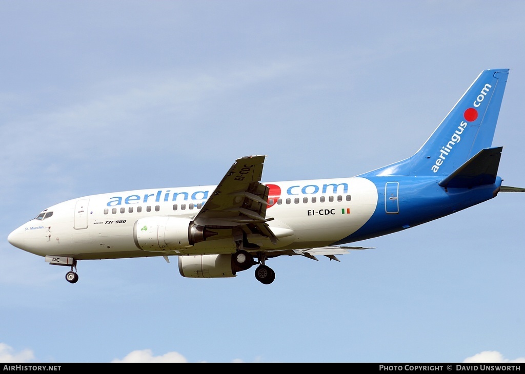 Aircraft Photo of EI-CDC | Boeing 737-548 | Aer Lingus | AirHistory.net #305604