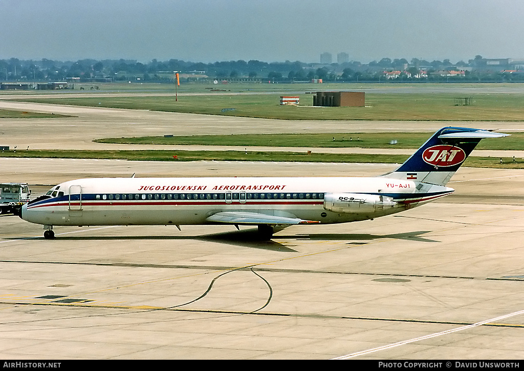 Aircraft Photo of YU-AJI | McDonnell Douglas DC-9-32 | JAT Yugoslav Airlines - Jugoslovenski Aerotransport | AirHistory.net #305627