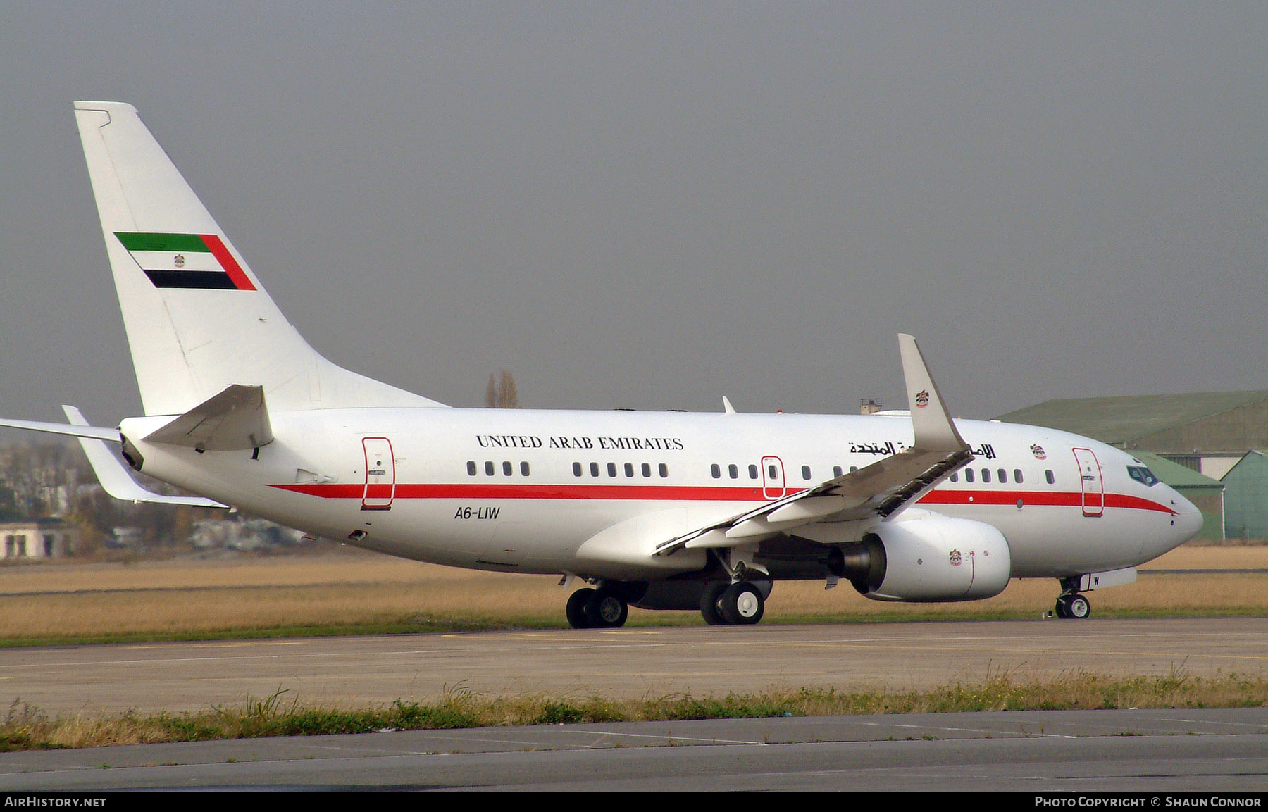 Aircraft Photo of A6-LIW | Boeing 737-7Z5 BBJ | United Arab Emirates Government | AirHistory.net #305651
