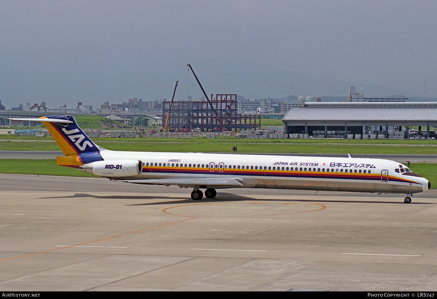 Aircraft Photo of JA8557 | McDonnell Douglas MD-81 (DC-9-81) | Japan Air System - JAS | AirHistory.net #305661