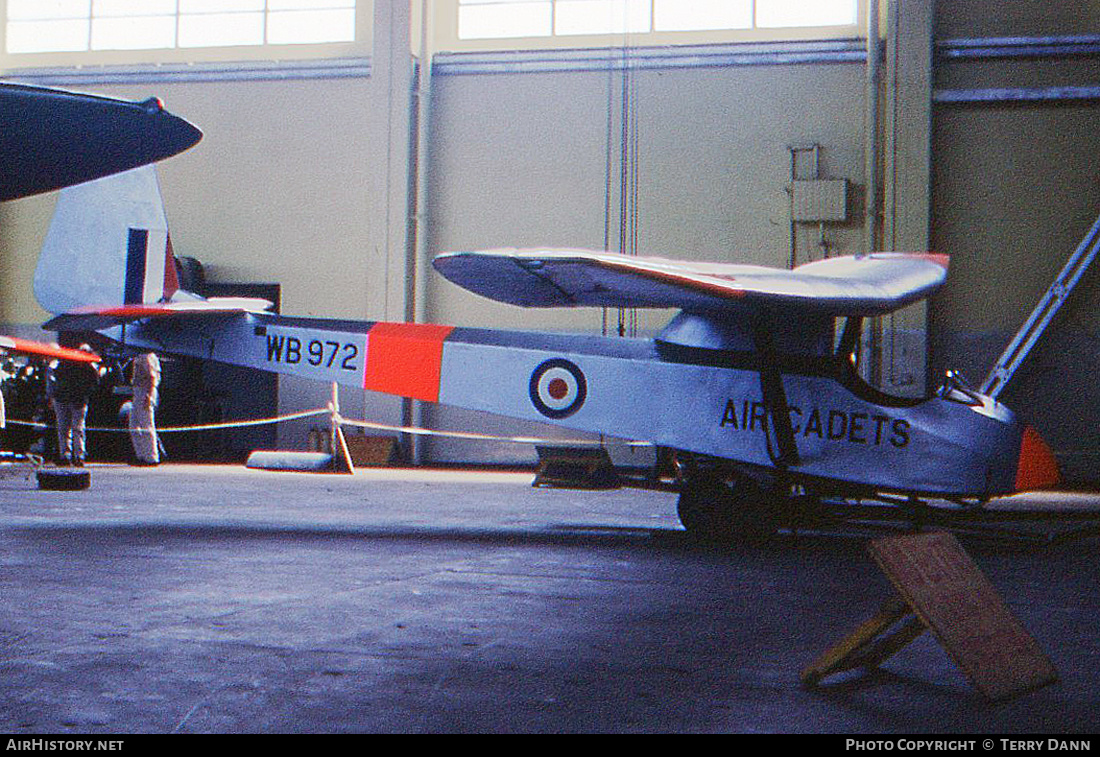 Aircraft Photo of WB972 | Slingsby T-21B Sedburgh | UK - Air Force | AirHistory.net #305687
