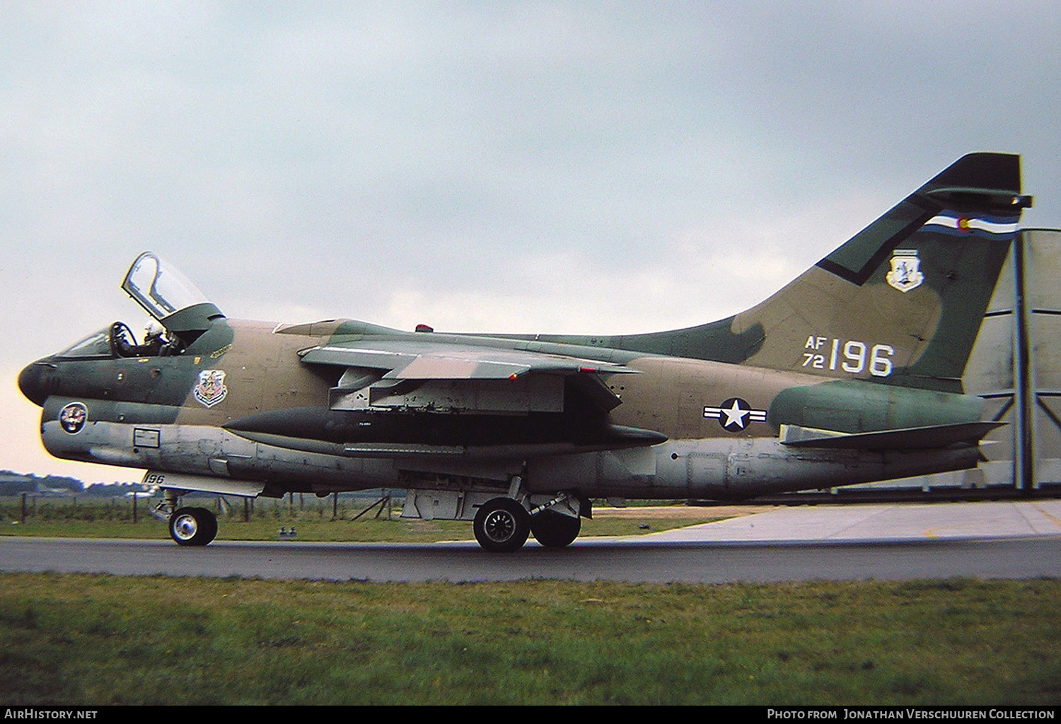 Aircraft Photo of 72-0196 / AF72-196 | LTV A-7D Corsair II | USA - Air Force | AirHistory.net #305709