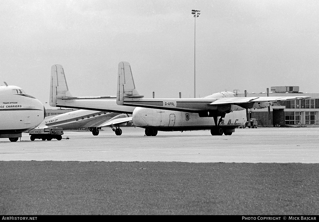 Aircraft Photo of G-APRL | Armstrong Whitworth AW-650 Argosy 101 | Air Bridge Carriers - ABC | AirHistory.net #305734