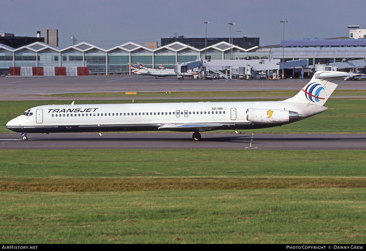Aircraft Photo of SE-RBI | McDonnell Douglas MD-83 (DC-9-83) | Transjet Airways | AirHistory.net #305745