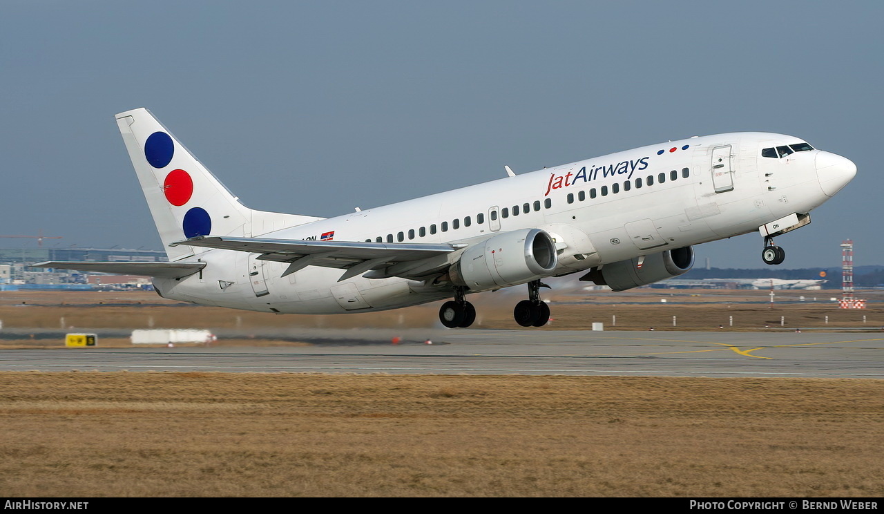 Aircraft Photo of YU-AON | Boeing 737-3Q4 | Jat Airways | AirHistory.net #305767