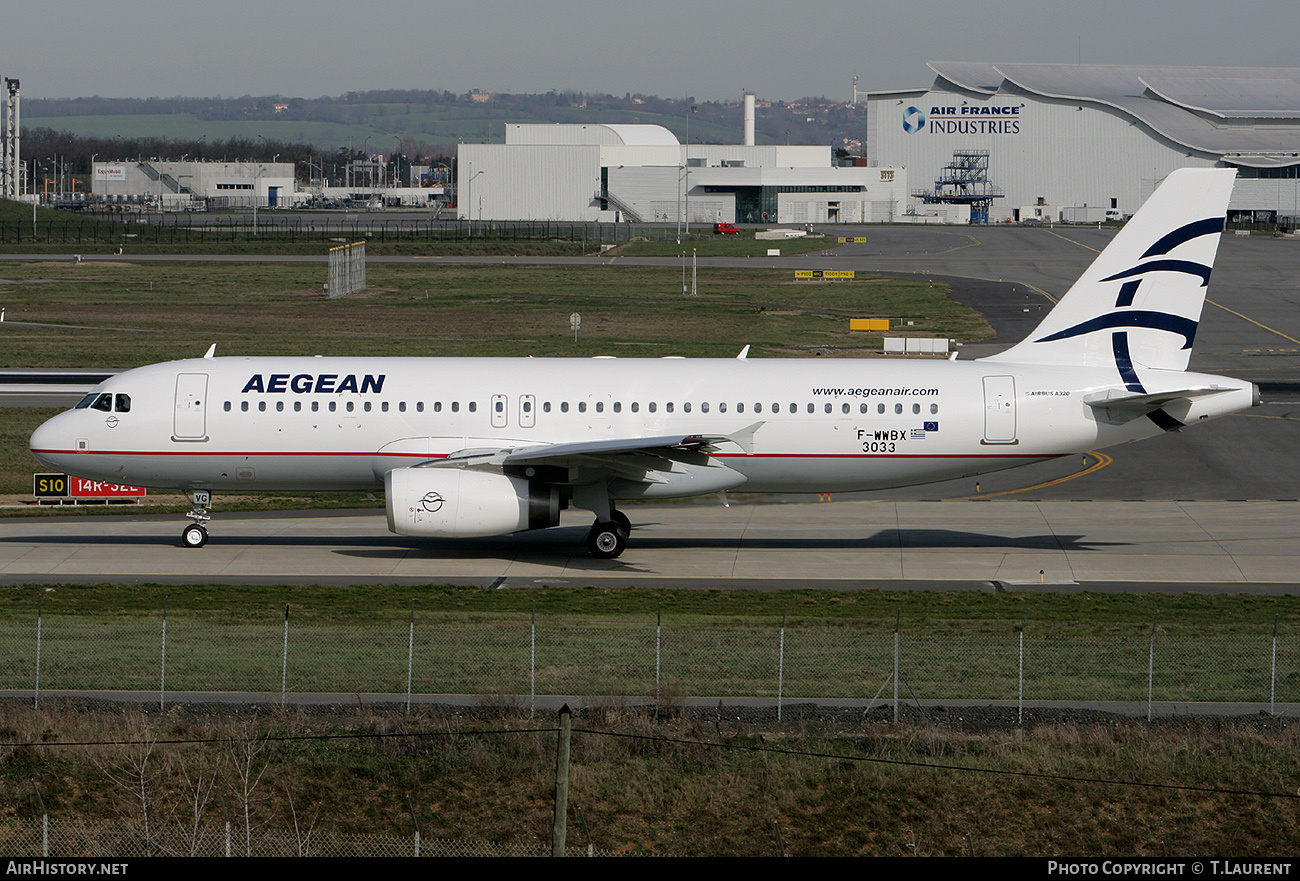 Aircraft Photo of F-WWBX | Airbus A320-232 | Aegean Airlines | AirHistory.net #305787