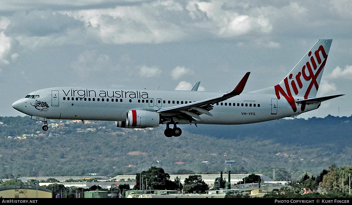 Aircraft Photo of VH-YFS | Boeing 737-8FE | Virgin Australia Airlines | AirHistory.net #305804