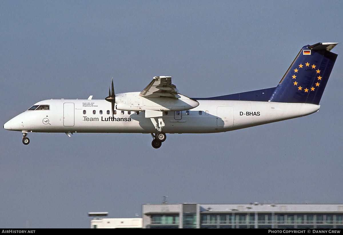 Aircraft Photo of D-BHAS | Bombardier DHC-8-314Q Dash 8 | Team Lufthansa | AirHistory.net #305820