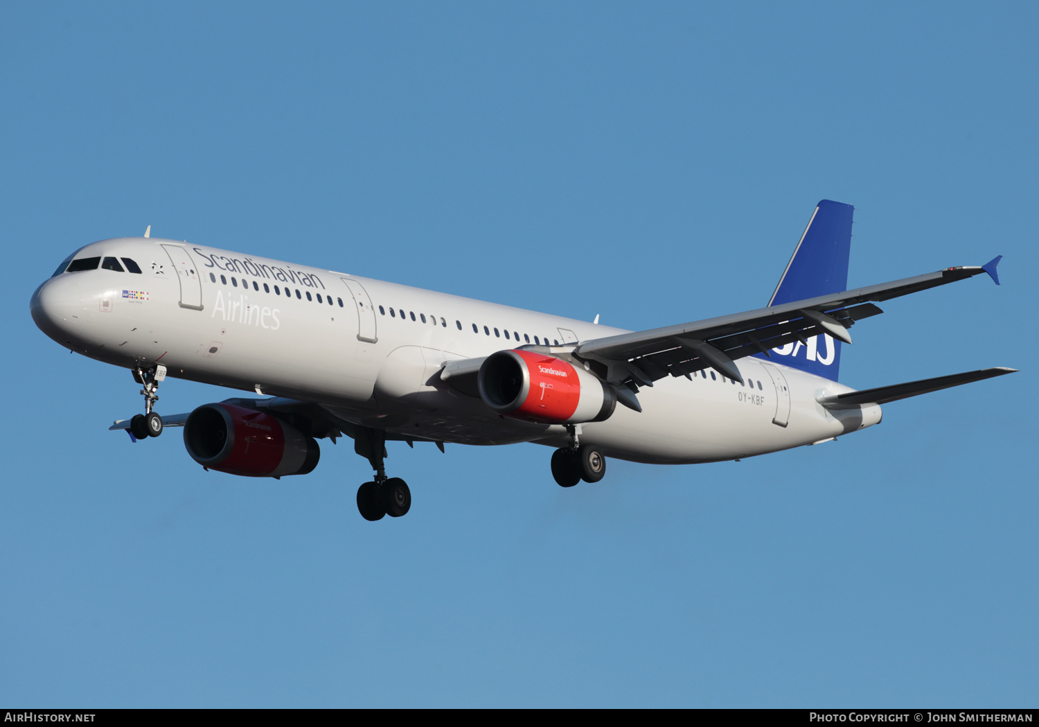 Aircraft Photo of OY-KBF | Airbus A321-232 | Scandinavian Airlines - SAS | AirHistory.net #305827