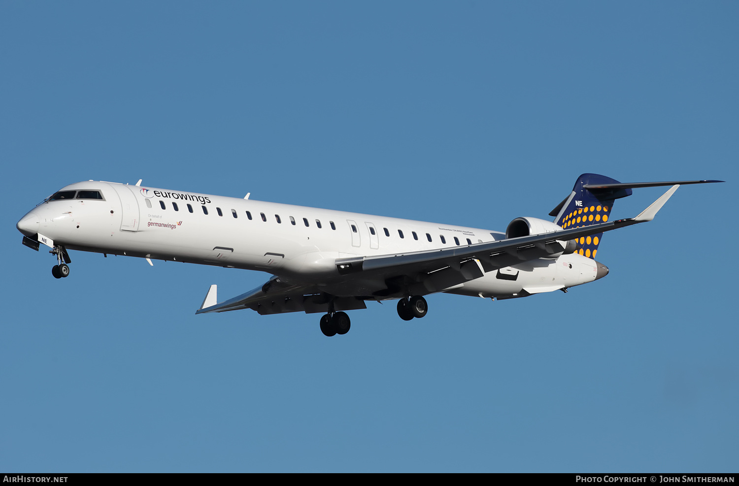 Aircraft Photo of D-ACNE | Bombardier CRJ-900LR (CL-600-2D24) | Eurowings | AirHistory.net #305829
