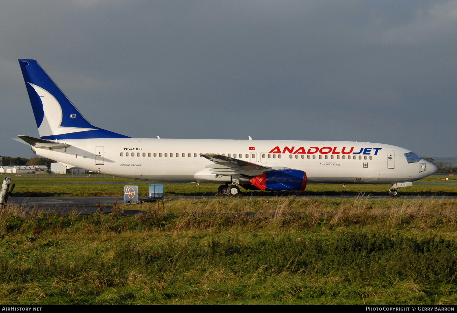 Aircraft Photo of N645AC | Boeing 737-8AS | AnadoluJet | AirHistory.net #305831