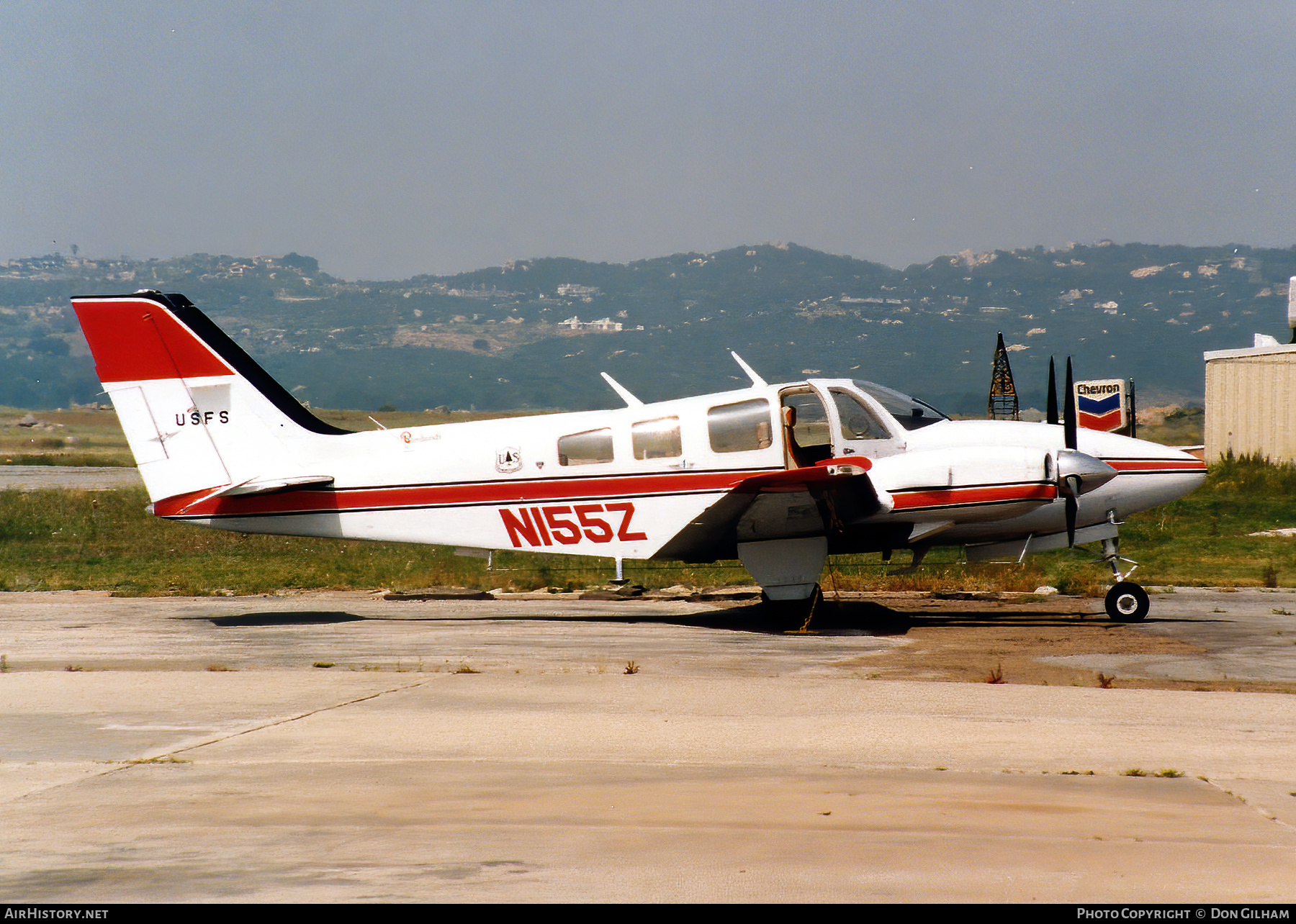 Aircraft Photo of N155Z | Beech 58P Pressurized Baron | US Forest Service - USFS | AirHistory.net #305838