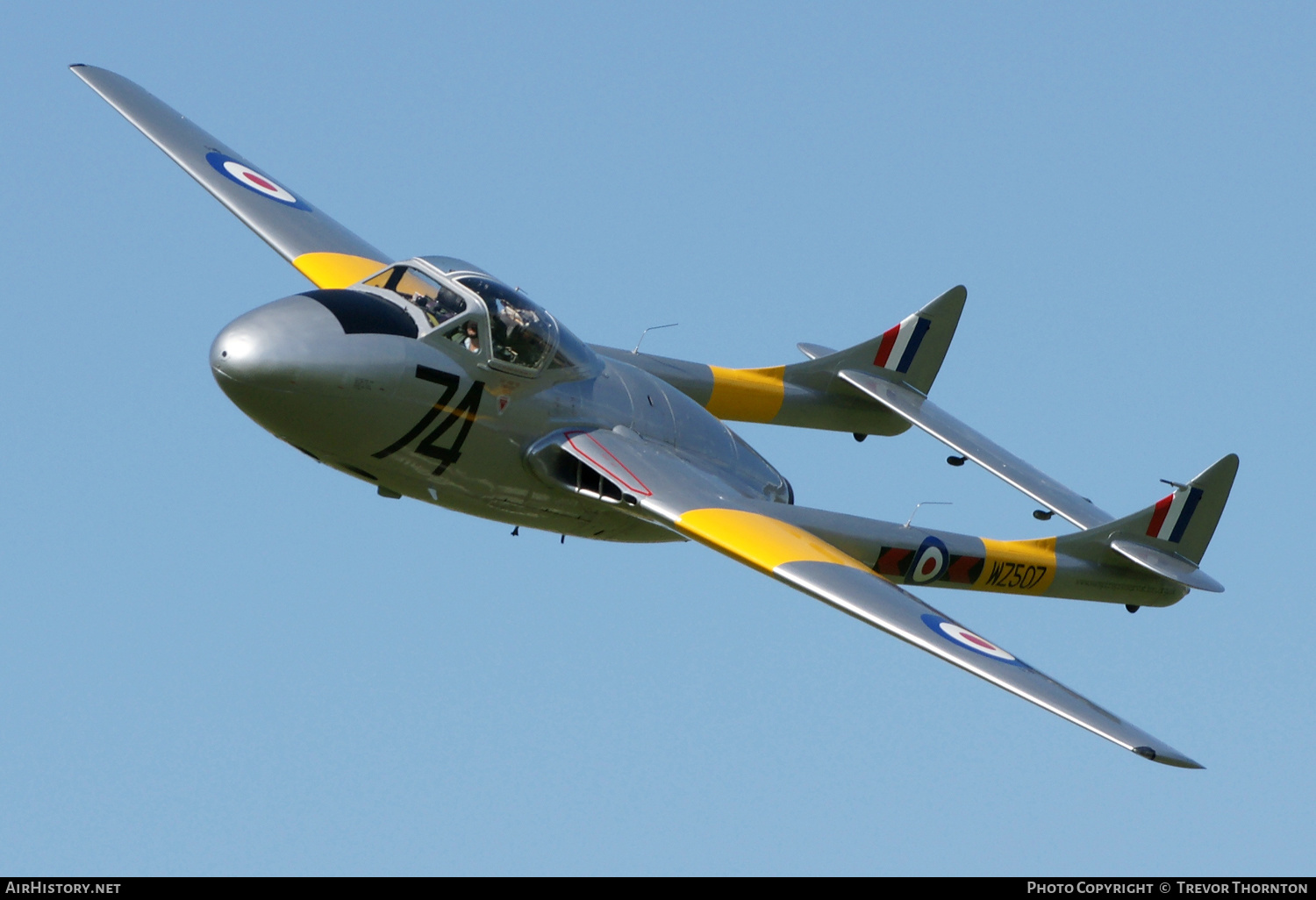 Aircraft Photo of G-VTII / WZ507 | De Havilland D.H. 115 Vampire T11 | UK - Air Force | AirHistory.net #305899