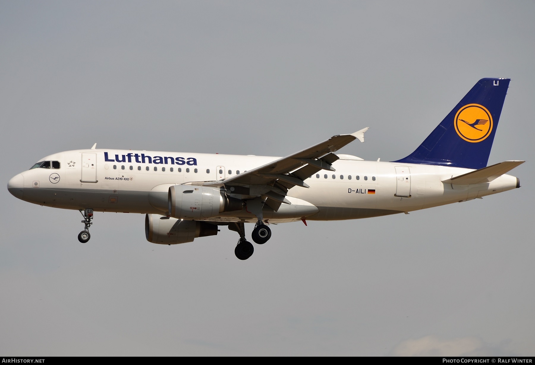 Aircraft Photo of D-AILI | Airbus A319-114 | Lufthansa | AirHistory.net #305935