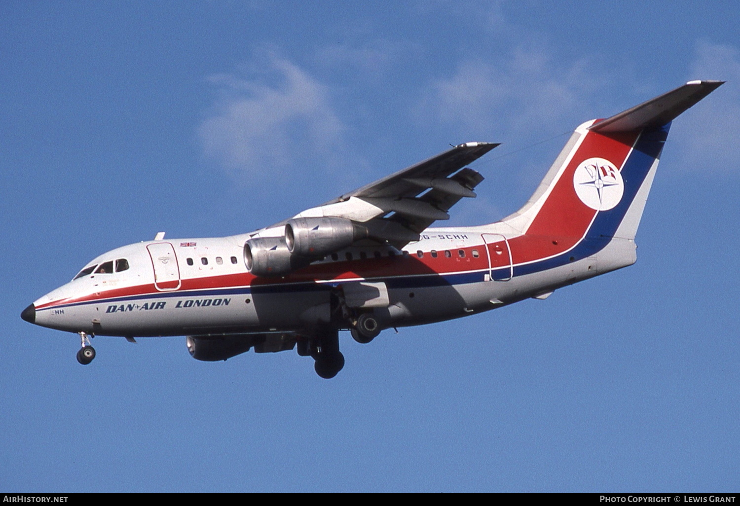 Aircraft Photo of G-SCHH | British Aerospace BAe-146-100 | Dan-Air London | AirHistory.net #305974