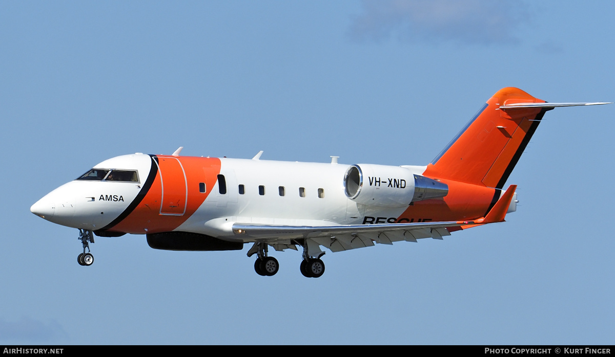 Aircraft Photo of VH-XND | Bombardier Challenger 604 (CL-600-2B16) | AMSA - Australian Maritime Safety Authority | AirHistory.net #305994