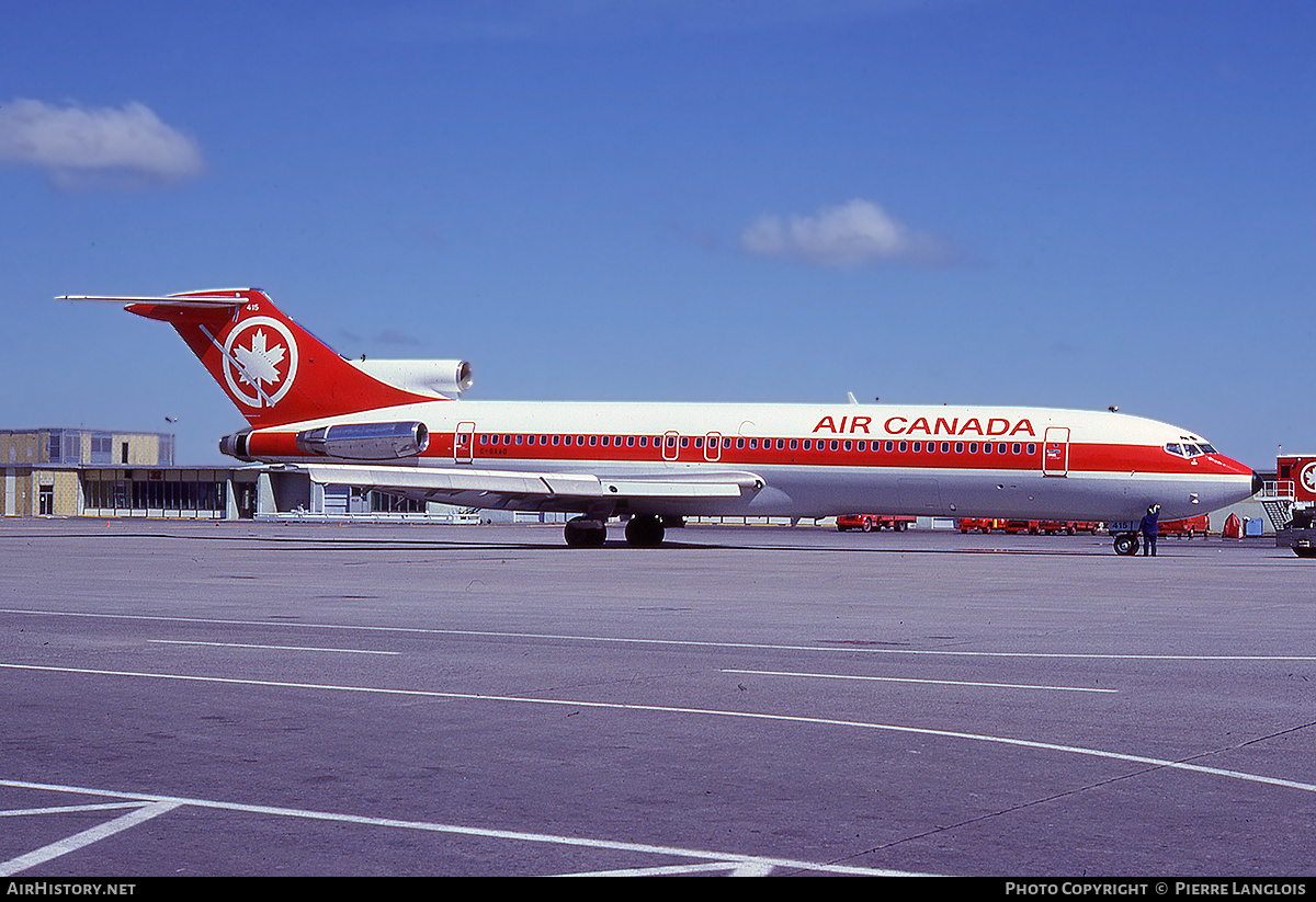 Aircraft Photo of C-GAAO | Boeing 727-233/Adv | Air Canada | AirHistory.net #306013