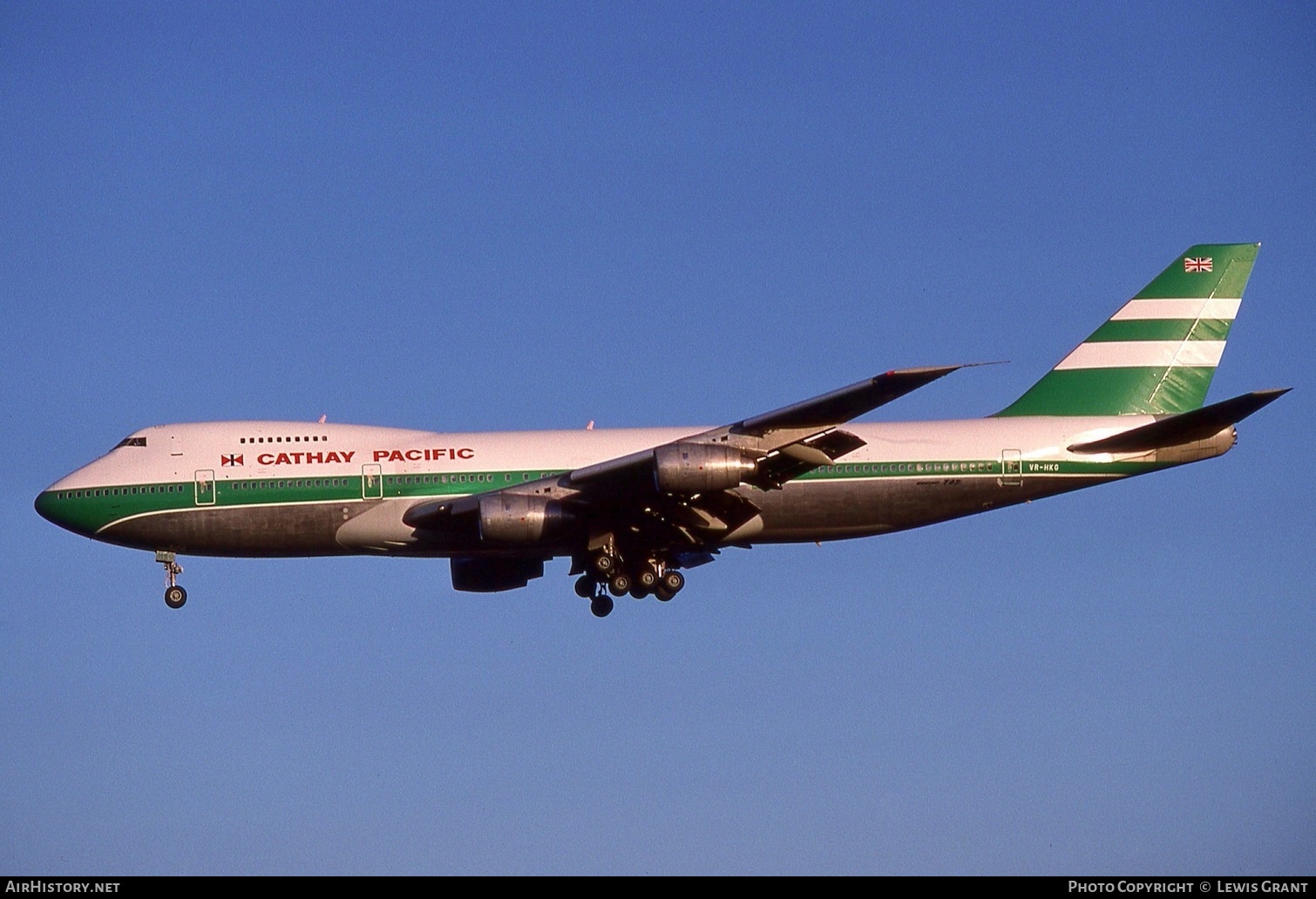 Aircraft Photo of VR-HKG | Boeing 747-267B | Cathay Pacific Airways | AirHistory.net #306061