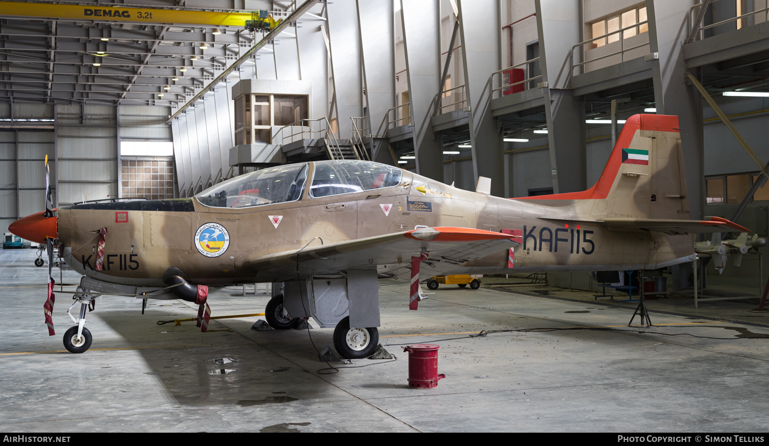 Aircraft Photo of KAF-115 | Short S-312 Tucano T52 | Kuwait - Air Force | AirHistory.net #306069