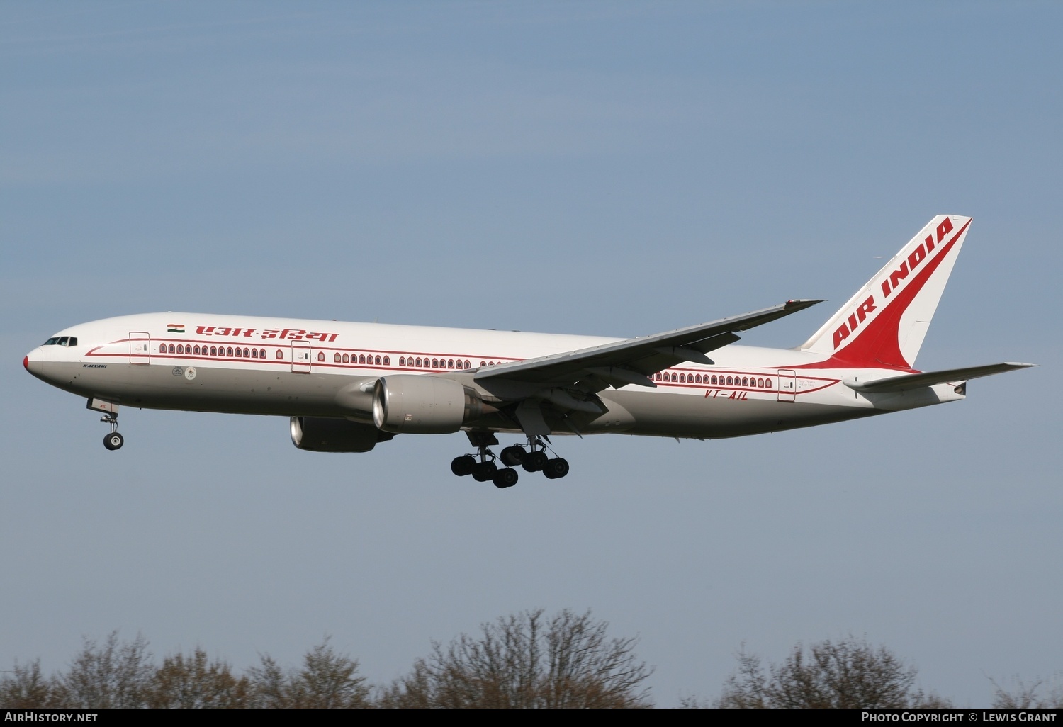 Aircraft Photo of VT-AIL | Boeing 777-222/ER | Air India | AirHistory.net #306083