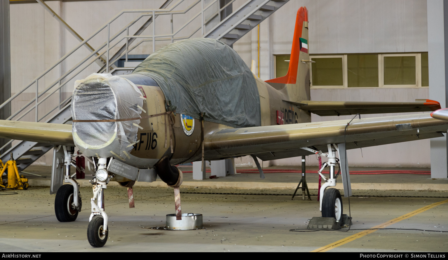 Aircraft Photo of KAF-116 | Short S-312 Tucano Mk52 | Kuwait - Air Force | AirHistory.net #306098