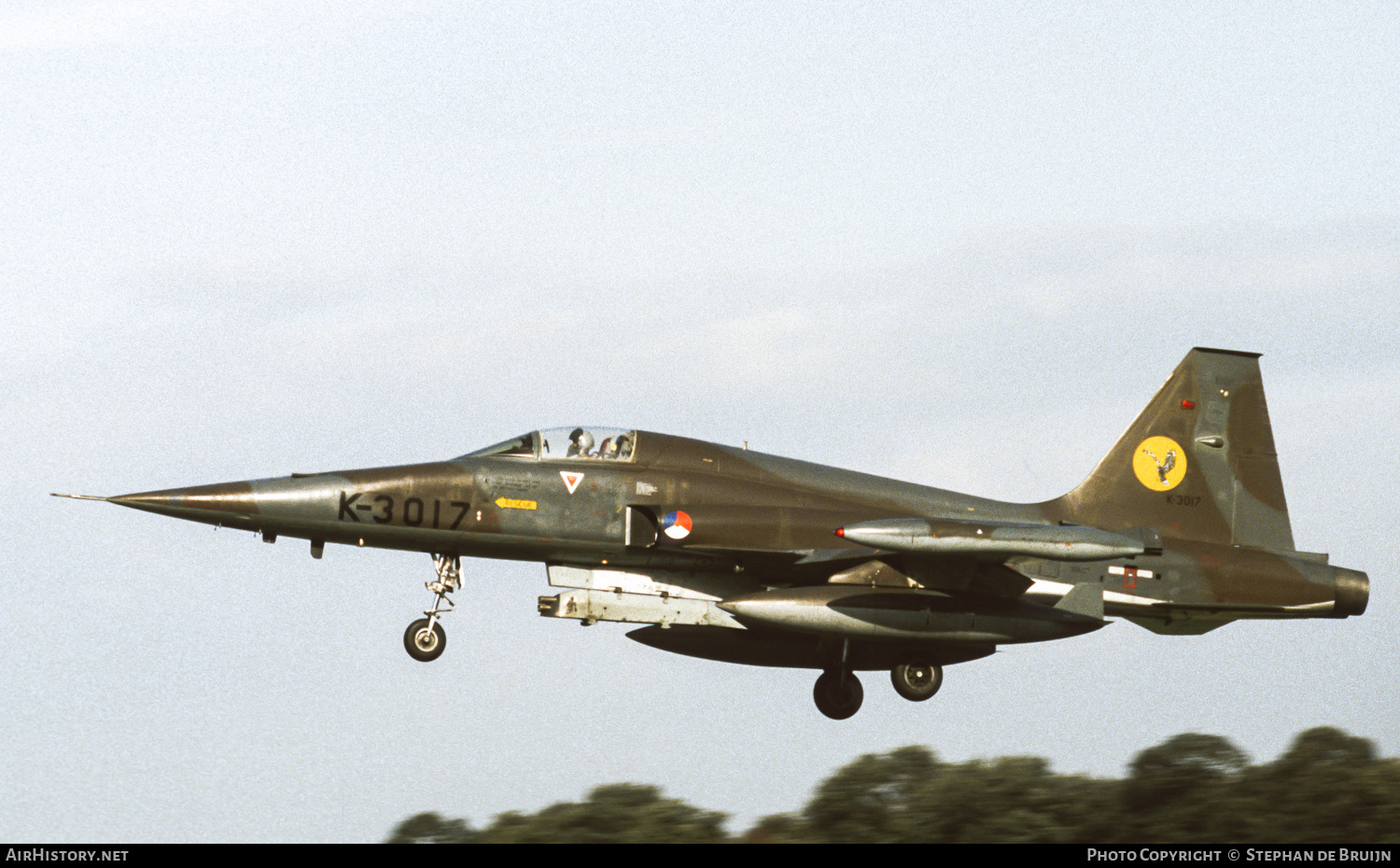 Aircraft Photo of K-3017 | Canadair NF-5A | Netherlands - Air Force | AirHistory.net #306111