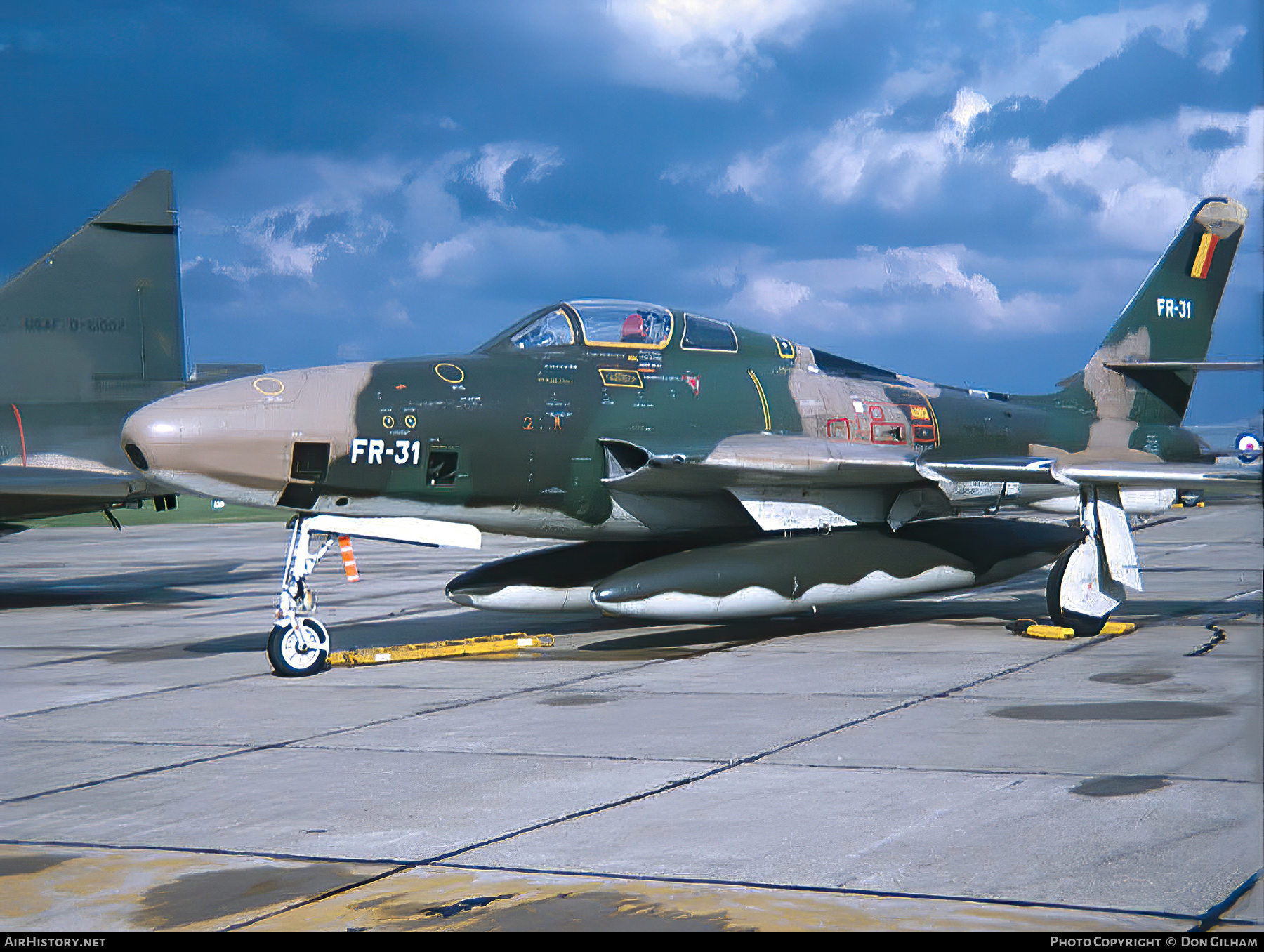 Aircraft Photo of FR-31 | Republic RF-84F Thunderflash | Belgium - Air Force | AirHistory.net #306115