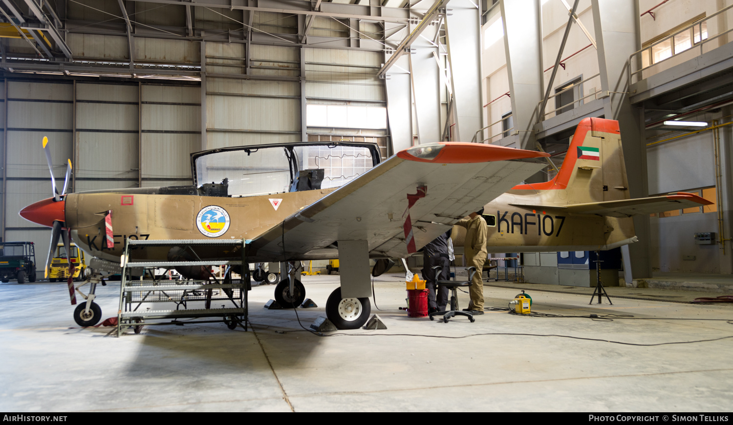 Aircraft Photo of KAF-107 | Short S-312 Tucano Mk52 | Kuwait - Air Force | AirHistory.net #306118