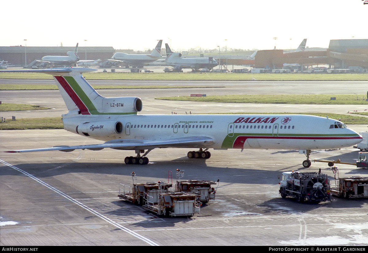 Aircraft Photo of LZ-BTM | Tupolev Tu-154B | Balkan - Bulgarian Airlines | AirHistory.net #306126