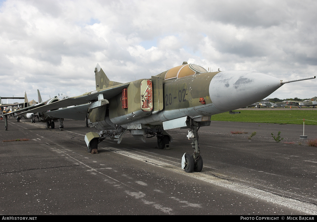 Aircraft Photo of 2002 | Mikoyan-Gurevich MiG-23MF | East Germany - Air Force | AirHistory.net #306166