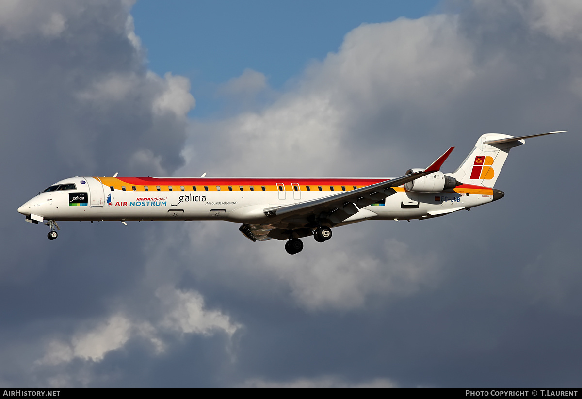 Aircraft Photo of EC-JNB | Bombardier CRJ-900 (CL-600-2D24) | Iberia Regional | AirHistory.net #306172