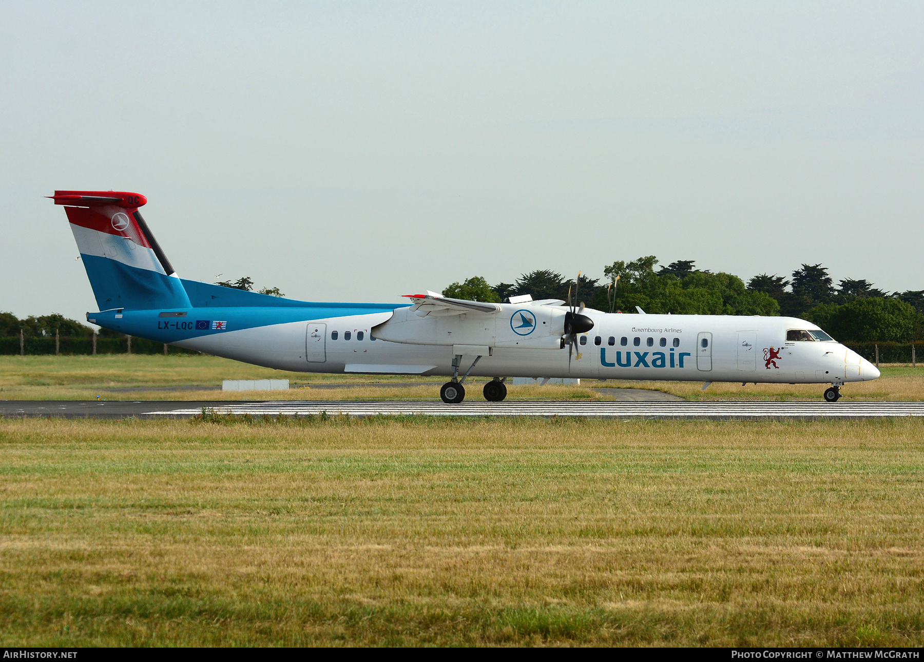 Aircraft Photo of LX-LQC | Bombardier DHC-8-402 Dash 8 | Luxair | AirHistory.net #306177