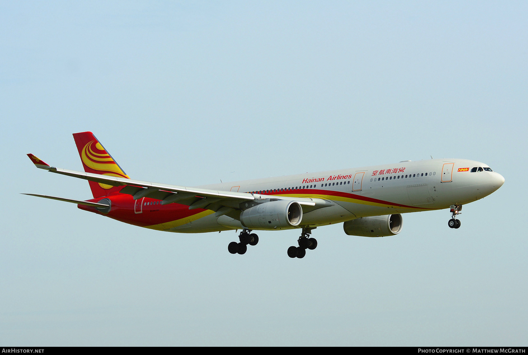 Aircraft Photo of B-1021 | Airbus A330-343E | Hainan Airlines | AirHistory.net #306179