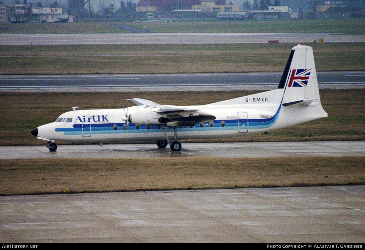 Aircraft Photo of G-BMXD | Fokker F27-500 Friendship | Air UK | AirHistory.net #306188