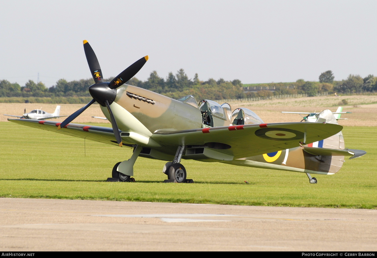 Aircraft Photo of G-CCCA | Supermarine 509 Spitfire T9C | UK - Air Force | AirHistory.net #306193
